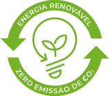 Selo Energia Renovável — Zero Emissão de CO₂